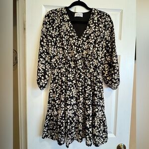 EUC Kaileigh Black and White Floral Dress MP from Stitch Fix